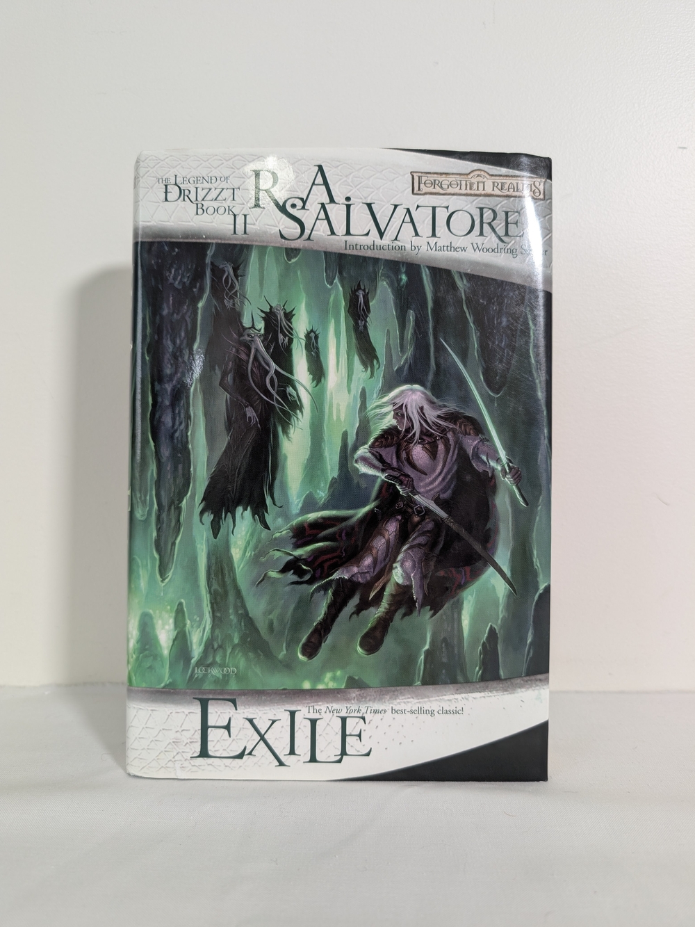 Forgotten Realms EXILE Legend of Drizzt Book 2 Salvatore 1st Printing Hardcover